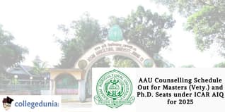 AAU Counselling Schedule Out for Masters (Vety.) and Ph.D. Seats under ICAR AIQ for 2025